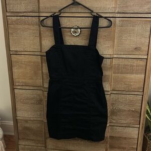 Forever 21 Black Jean Dress